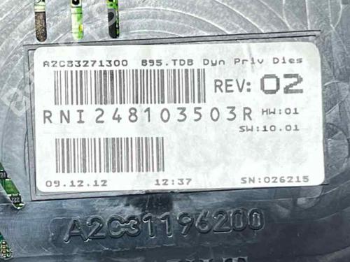 Used Instrument cluster Instrument cluster RENAULT MEGANE III Hatchback (BZ0/1_, B3_) 1.5 dCi (BZ09, BZ0D, BZ1W, BZ29, BZ14) (110 hp) 34236745 34236745