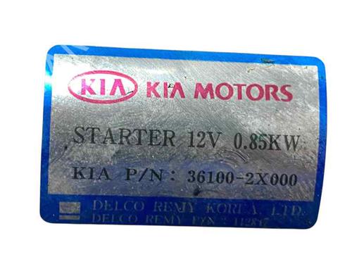 Starter KIA RIO I Hatchback (DC) 1.3 | BP27994456M8 