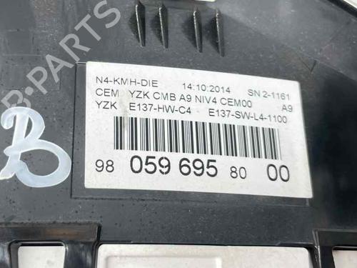 Instrument cluster PEUGEOT 2008 I (CU_) 1.6 HDi | BP29582961C47