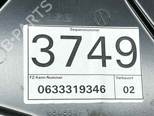 Rear right window mechanism VW PASSAT B6 (3C2) 2.0 TFSI | BP32358284C25
