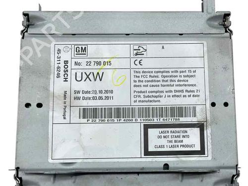 Used Radio Radio OPEL ASTRA J Sports Tourer (P10) 2.0 CDTI (35) (165 hp) 29765088 29765088