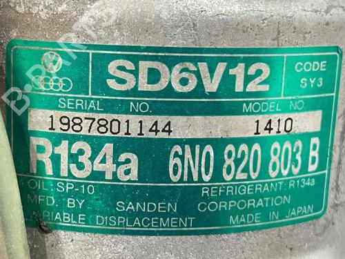 Used AC compressor AC compressor VW POLO (6N2) 1.4 (60 hp) 29448976 29448976