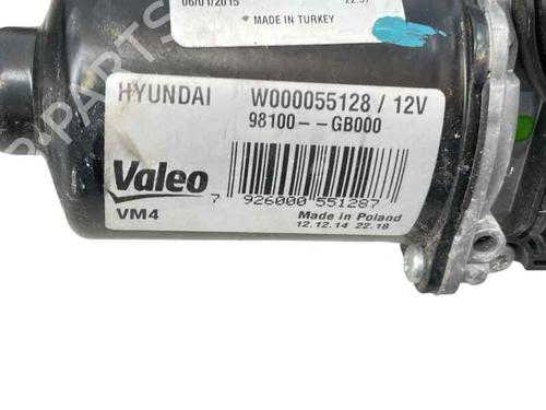 Used Front wiper motor HYUNDAI i20 II Coupe (GB) 1.2 (84 hp) 27889144