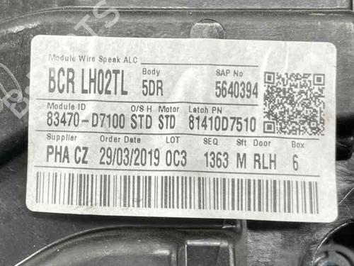 Rear left window mechanism HYUNDAI TUCSON (TL, TLE) 1.6 CRDi hybrid 48V | BP30410333C24 