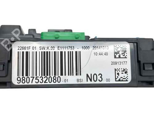 Fuse box PEUGEOT 2008 I (CU_) 1.6 HDi | BP29582970E1 