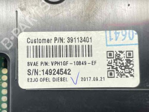 Instrument cluster OPEL INSIGNIA A Country Tourer (G09) 1.6 CDTi (47) | BP29968307C47 