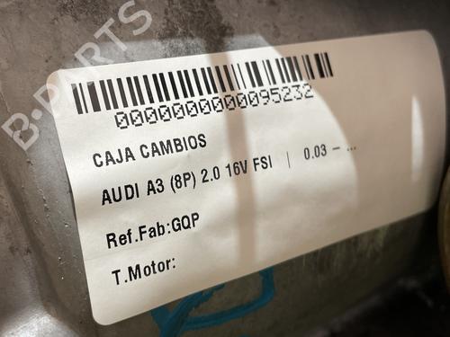 Gearbox AUDI A3 (8P1) 2.0 FSI | BP31683996M3  - Image 5