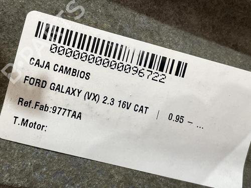 Gearbox FORD GALAXY I (WGR)  | BP31684373M3 