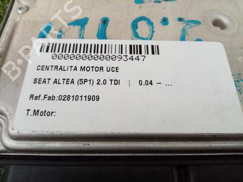 Used Engine control unit (ECU) Engine control unit (ECU) SEAT ALTEA (5P1) [2004-2015] 31683890 31683890