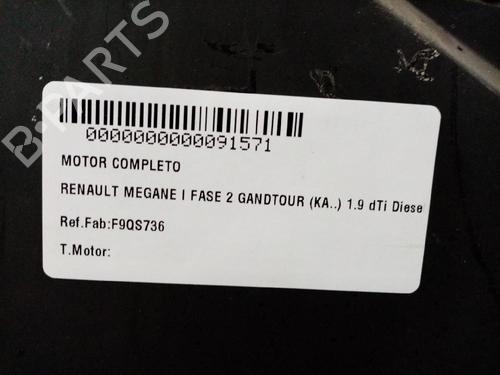 Engine RENAULT MEGANE I Grandtour (KA0/1_)  | BP31683771M1 