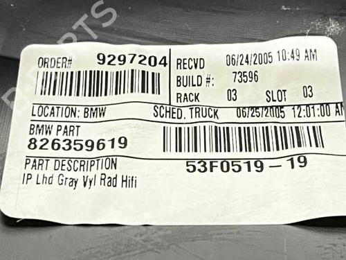 Dashboard BMW X5 (E53) | BP31869601C46