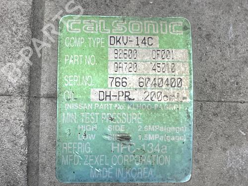 Used AC compressor AC compressor NISSAN TERRANO II (R20) [1992-2007] 31681920 31681920