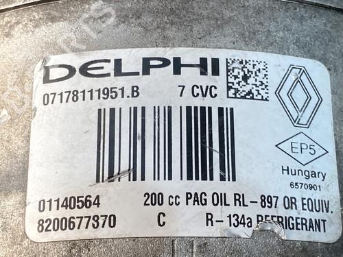 AC compressor RENAULT ESPACE IV (JK0/1_) | BP31681718M34 - Image 2