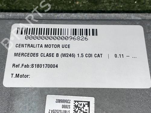 Engine control unit (ECU) MERCEDES-BENZ B-CLASS Sports Tourer (W246, W242)  | BP31684412M57 