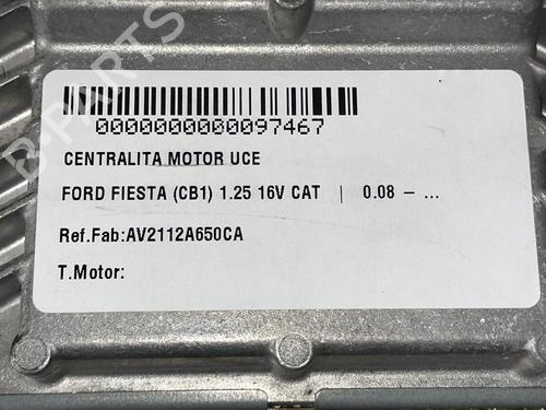 Engine control unit (ECU) FORD FIESTA VI (CB1, CCN)  | BP31684576M57 