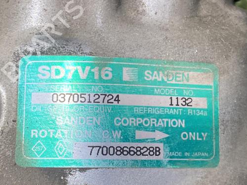 AC compressor RENAULT MEGANE I Classic (LA0/1_)  | BP31681646M34 