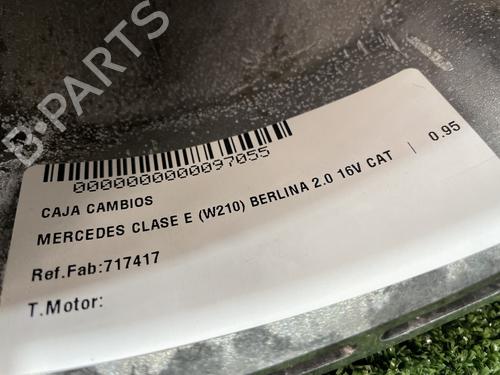 Used Gearbox Gearbox MERCEDES-BENZ E-CLASS (W210) [1995-2003] 31684500 31684500