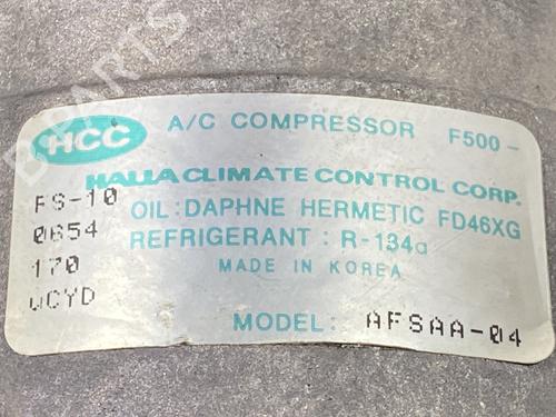 Used AC compressor AC compressor KIA JOICE (MTE1P) [2000-2003] 31681875 31681875