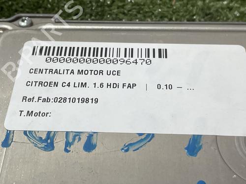 Used Engine control unit (ECU) Engine control unit (ECU) CITROËN C4 I (LC_) [2004-2014] 31684295 31684295