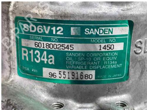 Used AC compressor AC compressor CITROËN C2 ENTERPRISE (JG_) 1.1 (60 hp) 26055878 26055878