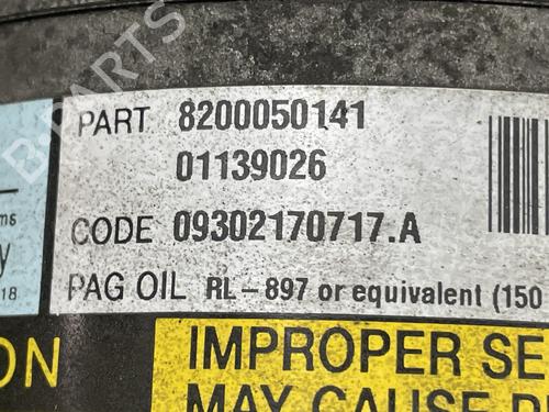 AC compressor NISSAN ALMERA II (N16) 1.5 dCi | BP31681912M34  - Image 6