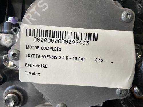 Engine TOYOTA AVENSIS Estate (_T27_)  | BP31684570M1 