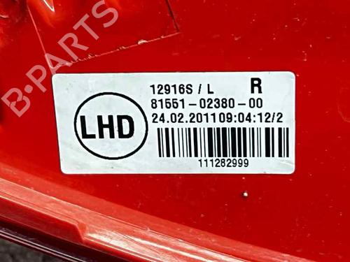 Used Left taillight Left taillight TOYOTA AURIS (_E15_) 1.6 (ZRE151_, ZRE151R) (124 hp) 31965636 31965636