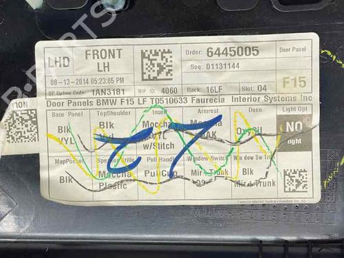 Front left panel BMW X5 (F15, F85) xDrive 40 d | BP28419457C58 