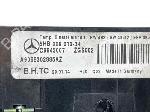 Climate control MERCEDES-BENZ SPRINTER 3,5-t Van (B906) 313 CDI (906.631, 906.633, 906.635, 906.637) | BP29203701I5