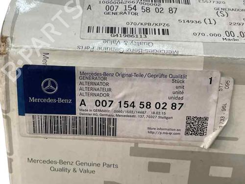 Alternator MERCEDES-BENZ E-CLASS (W211)  | BP31682886M7  - Image 8