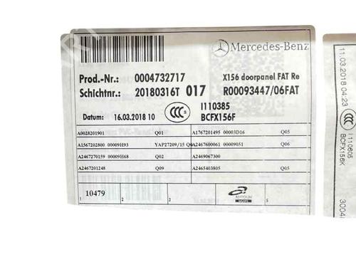 Front right panel MERCEDES-BENZ GLA-CLASS (X156) GLA 200 CDI / d (156.908) | BP33810704C59 - Image 2