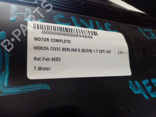 Engine HONDA CIVIC VII Hatchback (EU, EP, EV)  | BP31683923M1  - Image 8