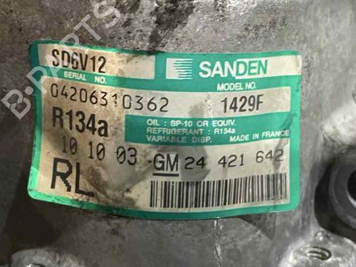 AC compressor OPEL MERIVA A MPV (X03) 1.7 CDTI (E75) | BP31870246M34