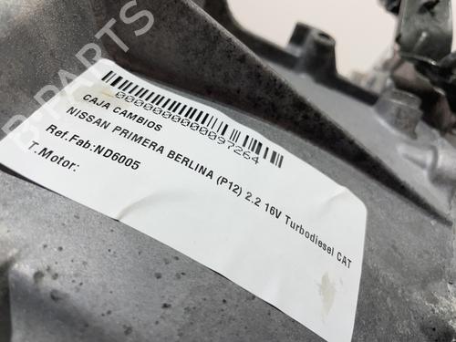 Used Gearbox Gearbox NISSAN PRIMERA (P12) [2002-2026] 31684542 31684542