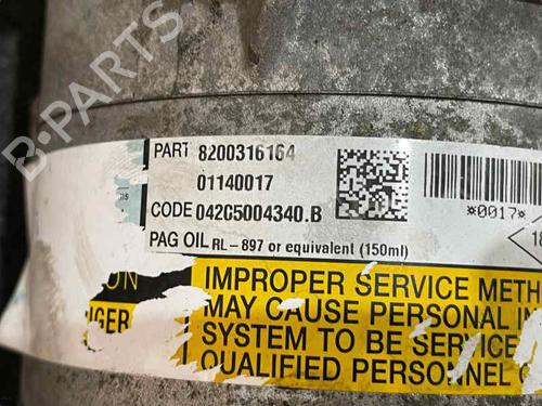 AC compressor RENAULT MEGANE II Saloon (LM0/1_) 1.5 dCi (LM1F) | BP28110028M34 