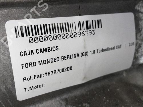 Gearbox FORD MONDEO II (BAP) 1.8 TD | BP31684405M3 