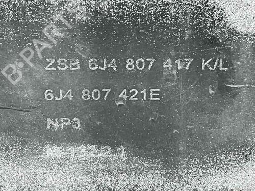 Rear bumper SEAT IBIZA IV (6J5, 6P1)  | BP31870799C8 