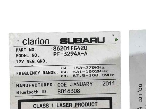 Radio SUBARU IMPREZA Hatchback (GR, GH, G3) 2.0 D AWD | BP24969928E6 