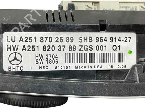 Used Climate control MERCEDES-BENZ R-CLASS (W251, V251) [2005-2017]  31682810