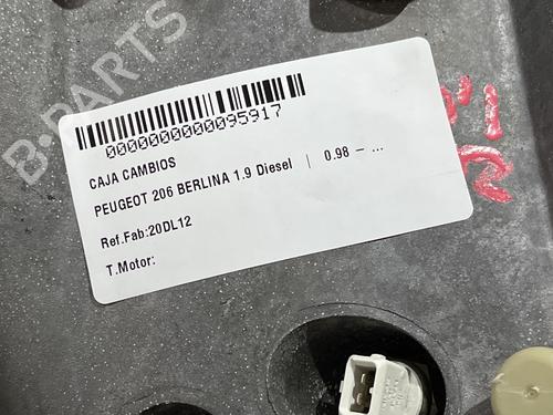 Used Gearbox Gearbox PEUGEOT 206 Hatchback (2A/C) 1.9 D (69 hp) 31684153 31684153