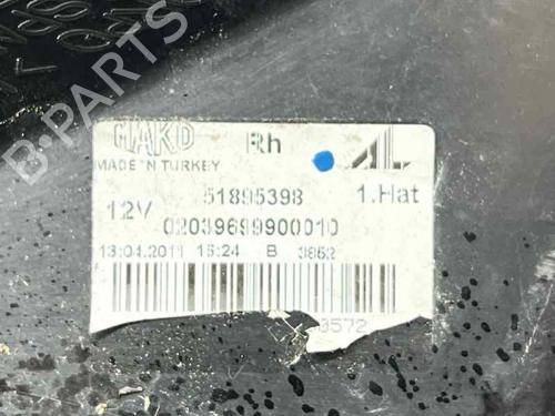 Right taillight FIAT PUNTO EVO (199_) 1.3 D Multijet (199AXC1A, 199BXC1A, 199AXT1A, 199BXT1A) | BP31869990C35