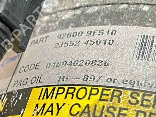 AC compressor NISSAN ALMERA II Hatchback (N16) 1.5 | BP29474985M34 - Image 4