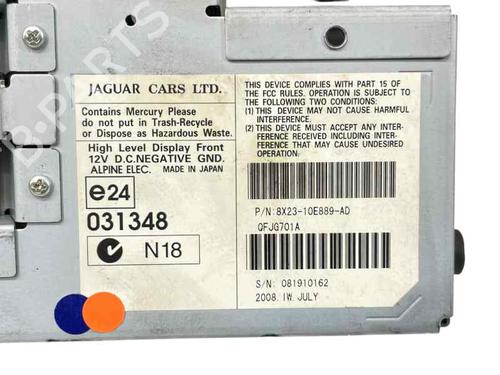 Display monitor JAGUAR XF I (X250)  | BP31682484C48 