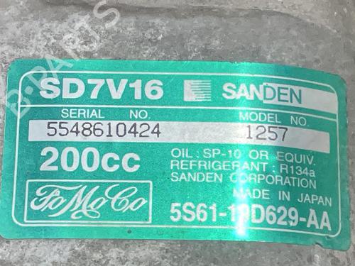AC compressor FORD FIESTA V (JH_, JD_) 1.4 TDCi | BP31681771M34