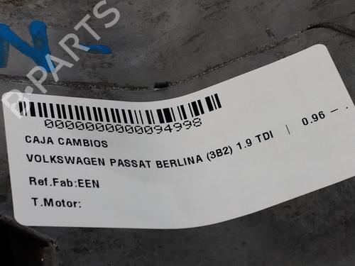 Used Gearbox Gearbox VW PASSAT B5 (3B2) [1996-2001] 31683967 31683967