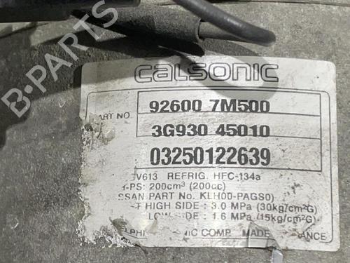 AC compressor NISSAN ALMERA II (N16) | BP31681927M34