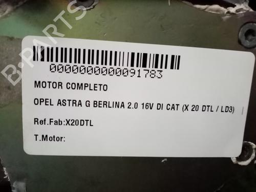 Engine OPEL ASTRA G Hatchback (T98) 2.0 DI (F08, F48) | BP31683788M1  - Image 6