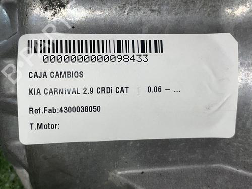 Gearbox KIA CARNIVAL I (UP, FL)  | BP31684752M3 