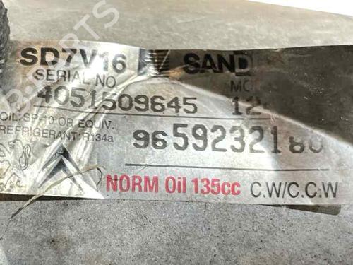 Used AC compressor AC compressor CITROËN BERLINGO / BERLINGO FIRST Box Body/MPV (M_) [1996-2011] 34418374 34418374
