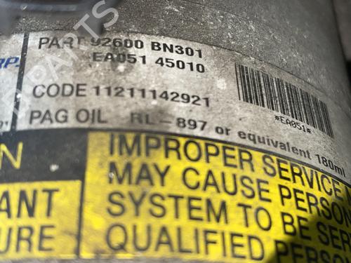 AC compressor NISSAN PRIMERA (P12)  | BP31681897M34  - Image 5